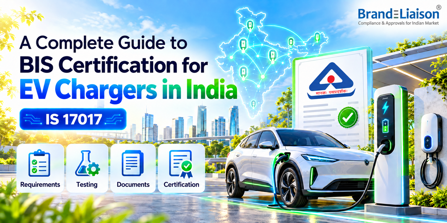 BIS Certification for EV Chargers in India: Standards, Process, Documents & Requirements